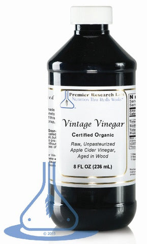 Vintage Vinegar (8 fl oz) Organic by Premier Research Labs - 1