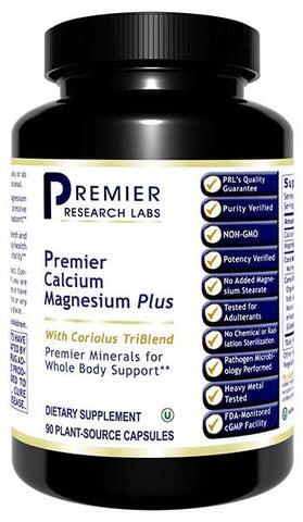 Calcium Magnesium Plus (300 caps) by Premier Research Labs