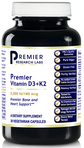 Vitamin D3+K2 NEW! by Premier Research Labs